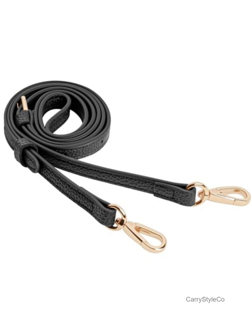 Faux Leather Thin Crossbody Bag Strap Replacement Adjustable 43"-51" Handmade